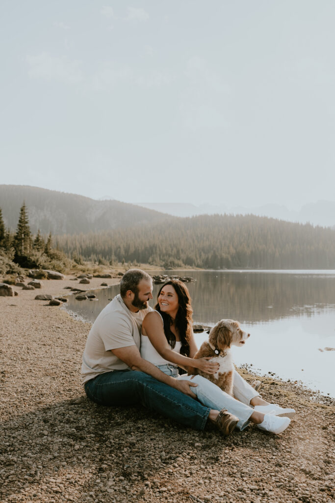  Colorado Photographer, Denver Colorado Photographer, Brainard Lake Engagement Session,  summer water session, water session