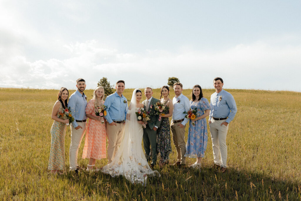 bridal party photos