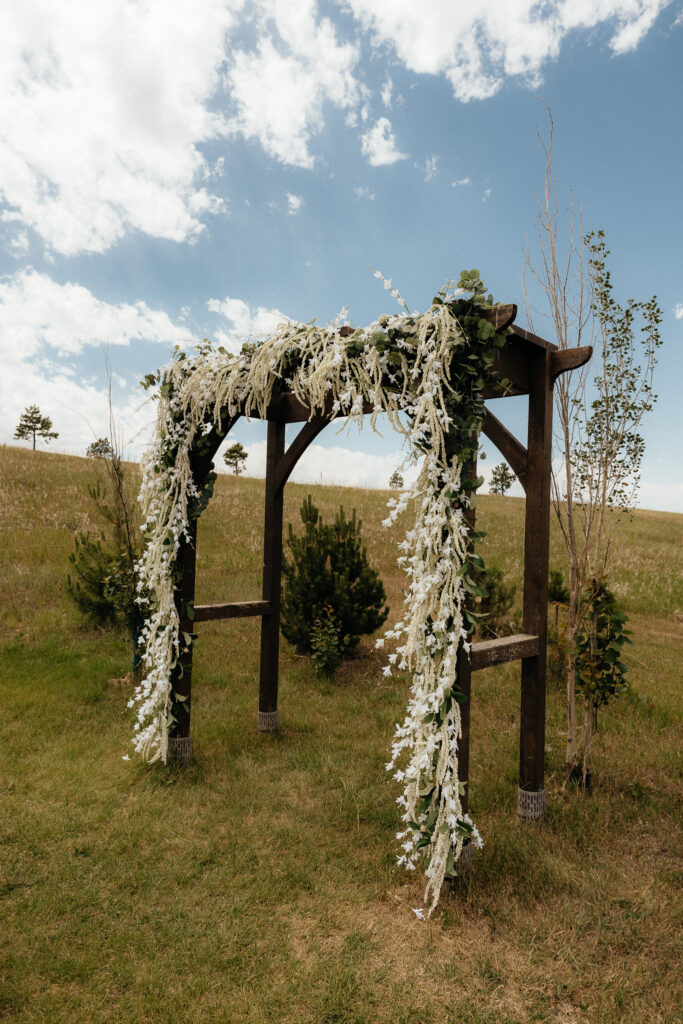 rocky mountain bride wedding