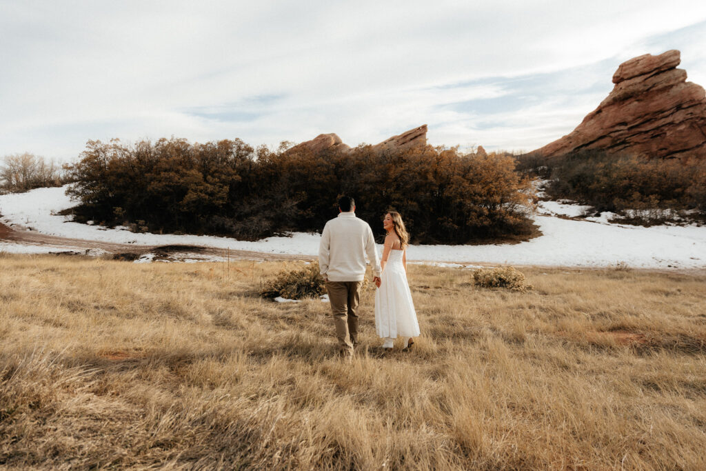 red rocks engagement session