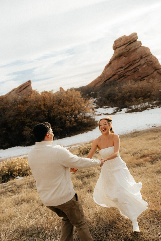 playful poses for engagement sessions