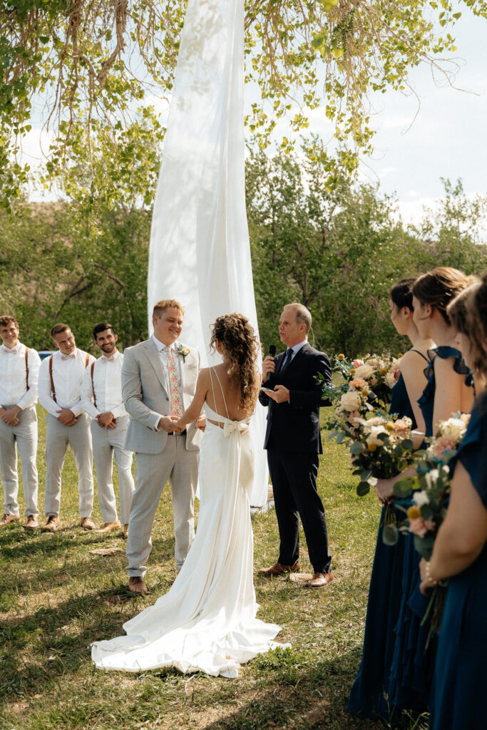 colorado mountain wedding in summer