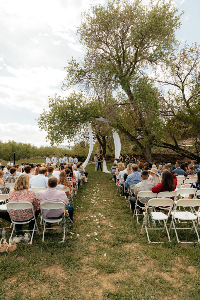 summer mountain wedding