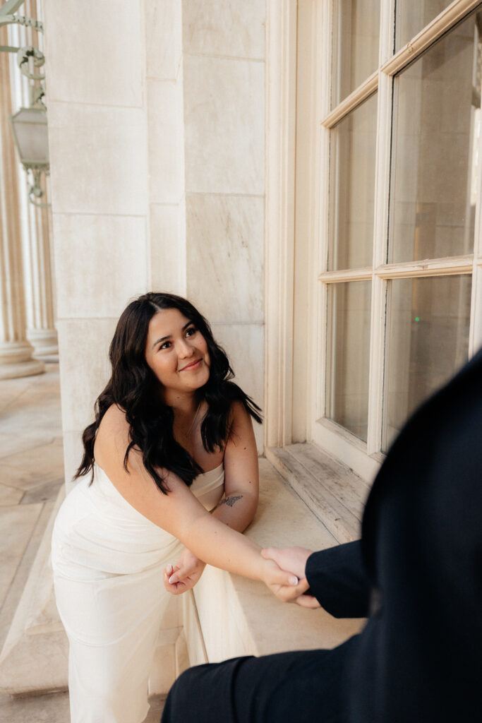 playful courthouse wedding in denver
