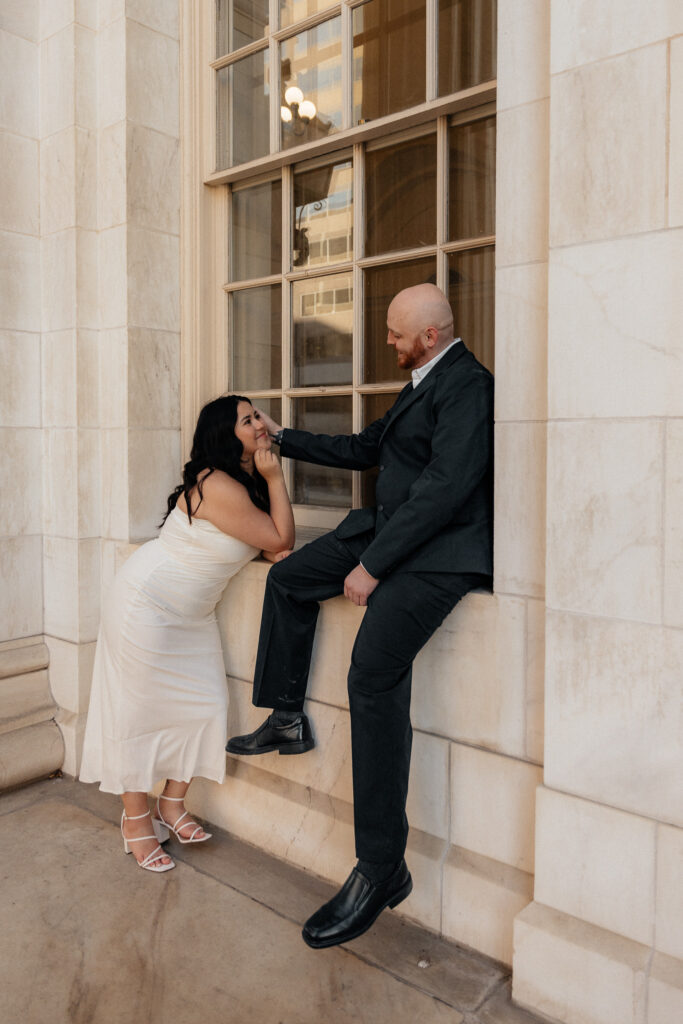 cozy elopement in the city of denver