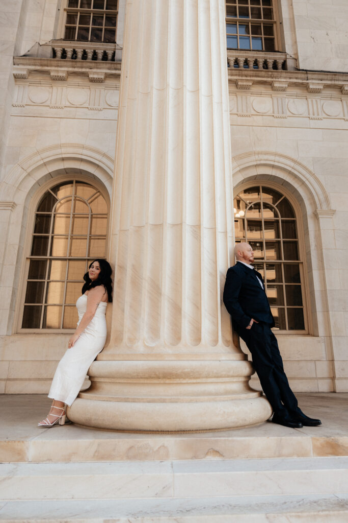 playful and classy city elopement